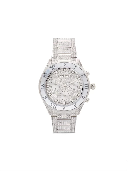 Женские наручные часы Swarovski Dextera Lux 40 мм, серебристые