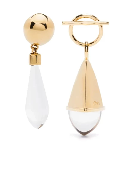 Женские серьги Chlo Droplet подвесные, золотистые