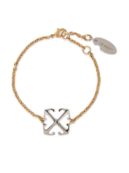 Женский браслет Off-White Arrow, золотистый