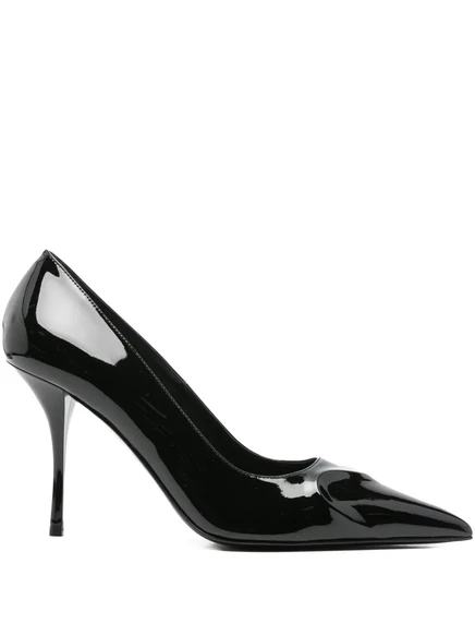 Женские туфли Alaïa Le Coeur на каблуке, чёрные