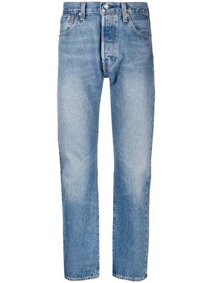 Мужские джинсы Levi's 501 прямого кроя, синие