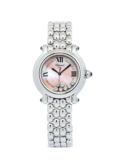 Бывшие в употреблении часы Chopard Happy Sport с бриллиантами диаметром 32 мм