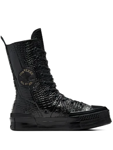 Высокие кожаные ботинки Converse Chuck 70 Plus X black
