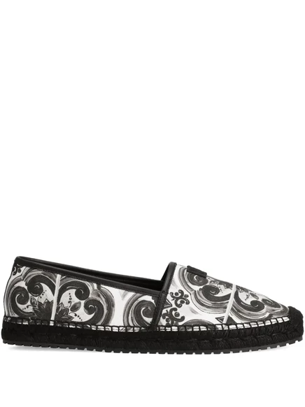 Мужские эспадрильи Dolce & Gabbana Majolica, черные