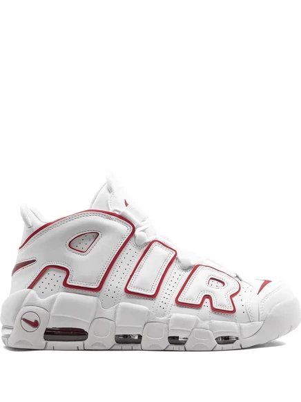 Кроссовки Nike Air More Uptempo 96, бело-красные