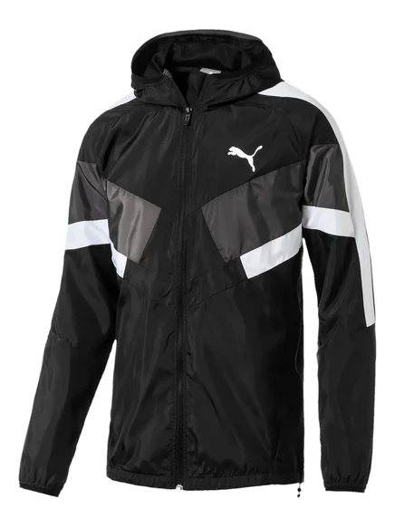 Мужская ветровка Puma Windbreaker CB с капюшоном, черная