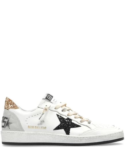 Кожаные кроссовки Golden Goose Ball Star из кожи золотого гуся white