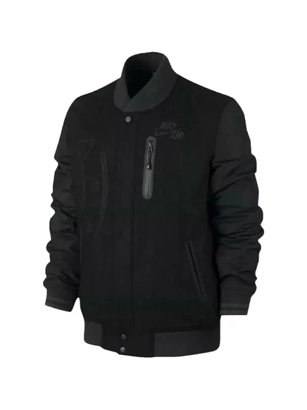Мужская бомбер-куртка Nike Air Destroyer Letterman, черная