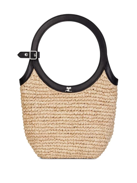 Сумка на плечо Courrèges Holly, бежевая