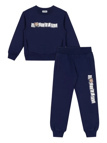 Спортивный костюм Moschino Kids с графическим принтом