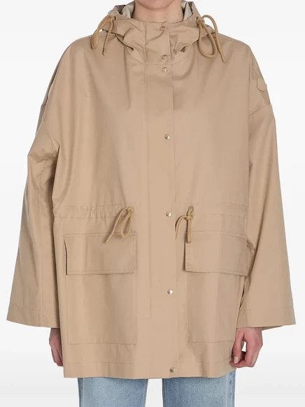 Женская парка Moncler Gaillon, бежевая