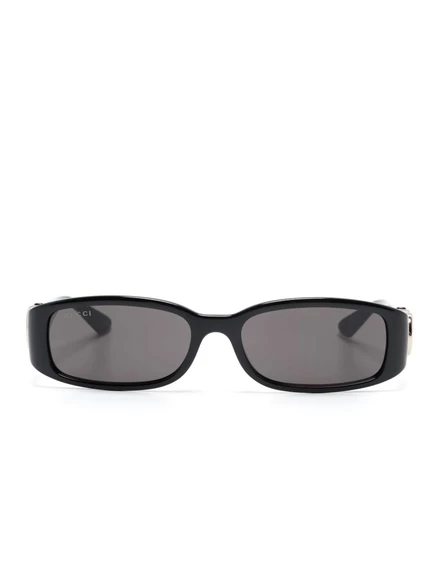 Солнцезащитные очки в прямоугольной оправе Gucci Eyewear с блокировкой   black