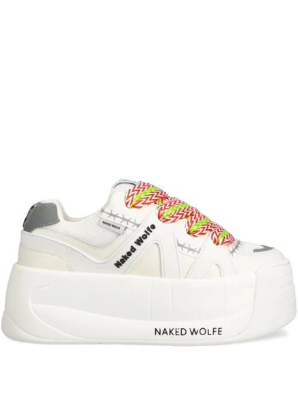 Женские кеды Naked Wolfe Slider на платформе, белые