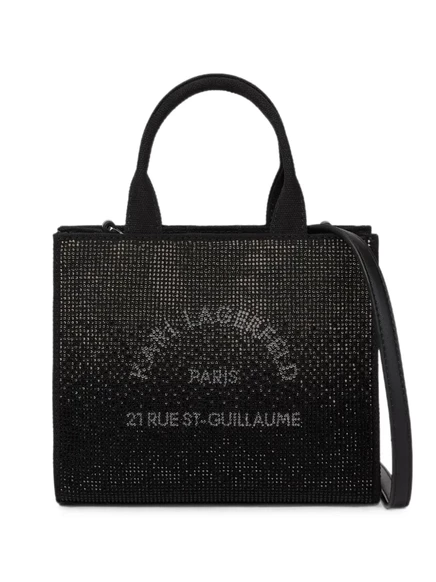 Мини-сумка Karl Lagerfeld Rue St-Guillaume, черная