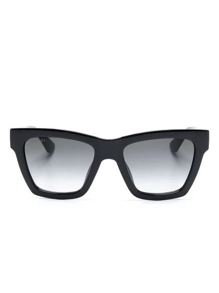 Солнцезащитные очки Gucci Eyewear в квадратной оправе с градиентом black