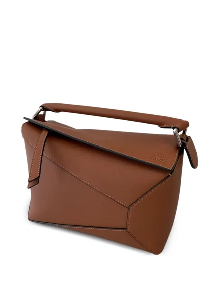 Женская сумка-тоут Loewe Puzzle Edge Small, коричневая