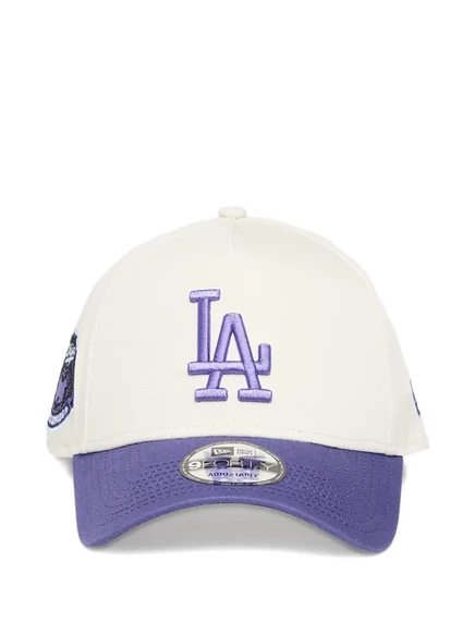Унисекс бейсболка New Era Dodgers хлопковая, бежевая