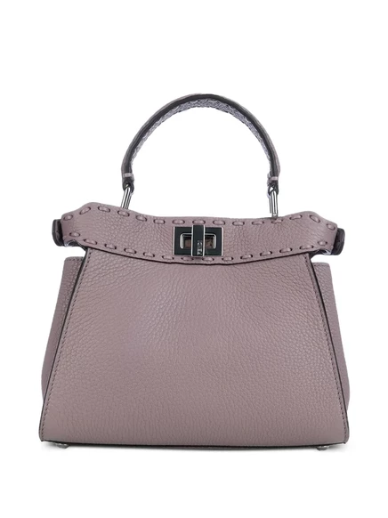 Женская сумка-тоут Fendi Mini Peekaboo, фиолетовая