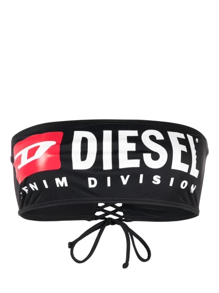 Женский топ бикини Diesel с логотипом, черный