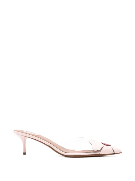 Женские мюли Alaïa с сердечками, белые