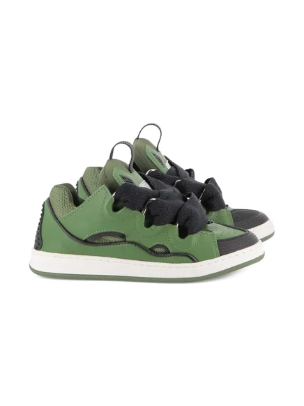Детские кроссовки Lanvin Enfant Curb панельные, зеленые