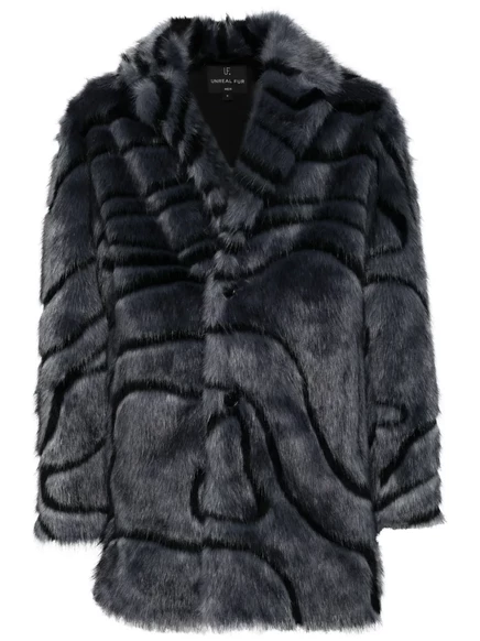 Мужское пальто Unreal Fur Delta, синее