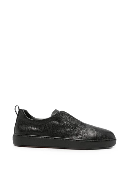 Мужские кроссовки-слипоны Santoni S-Victory, черные