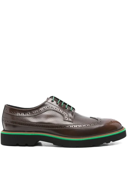 Paul Smith Кожаные броги туфли дерби  brown