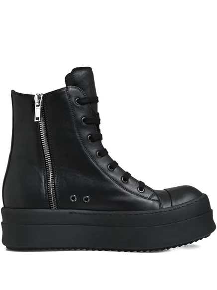 Мужские высокие кроссовки Rick Owens на молнии, черные