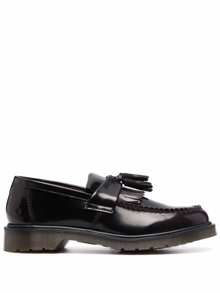 Мужские лоферы Dr Martens Adrian с кисточками, красные