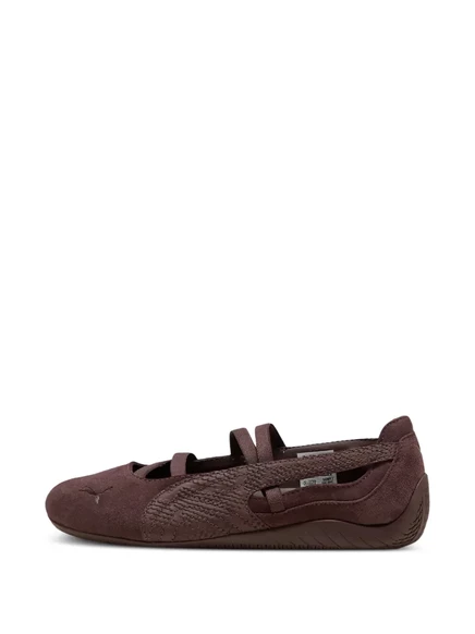 Женские слипоны Puma Speedcat с ремешком, коричневые