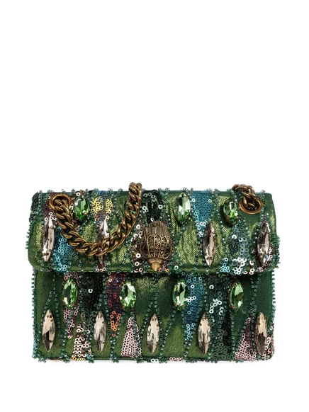 Мини-сумка Kurt Geiger London Kensington, зелёная