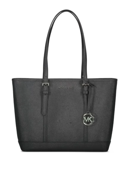 Кожаная сумка Michael Kors Jet Set black