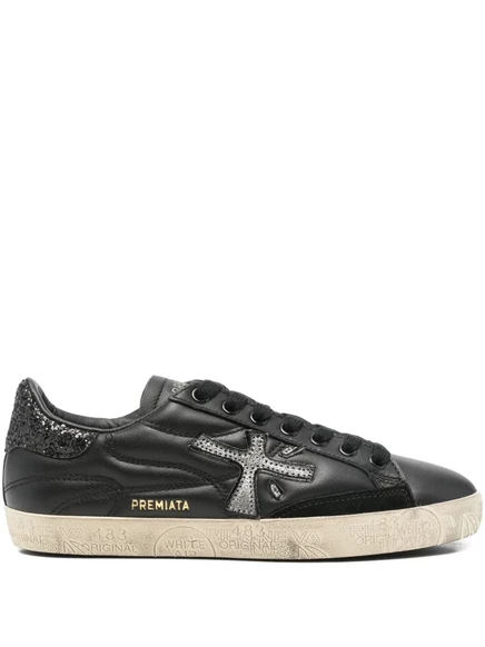 Премия Стивена глиттера-panelsneakers black