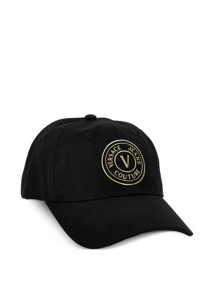 Мужская бейсболка Versace Jeans Couture с логотипом, черная