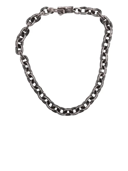 Мужской браслет Chrome Hearts Paper chain, серебристый