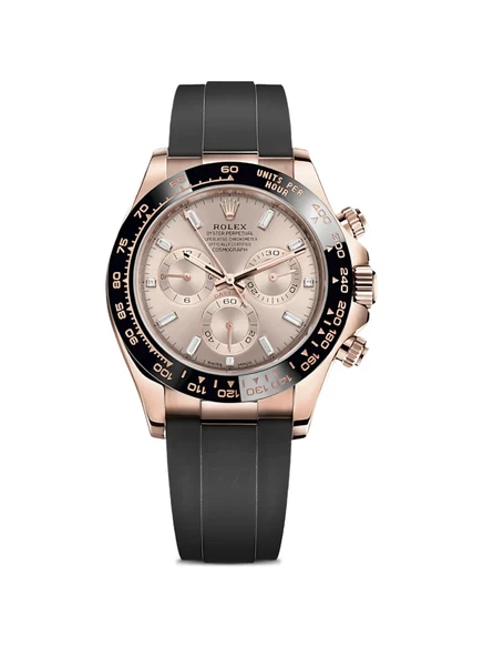 Унисекс часы Rolex Cosmograph Daytona 40 мм автоматический хронограф, розовый