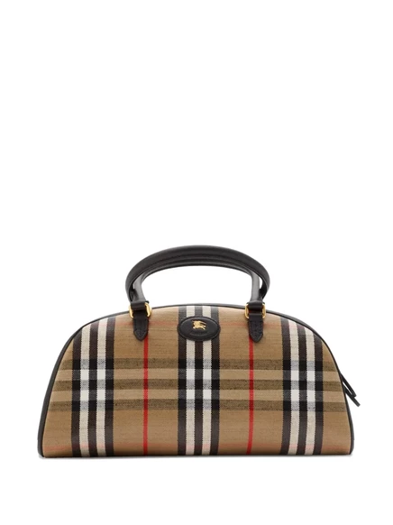 Сумка-тоут Burberry с двумя ручками, бежевая