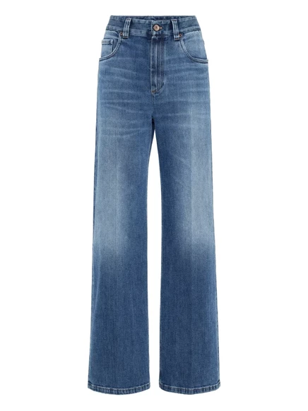Женские джинсы Brunello Cucinelli Contemporary, индиго