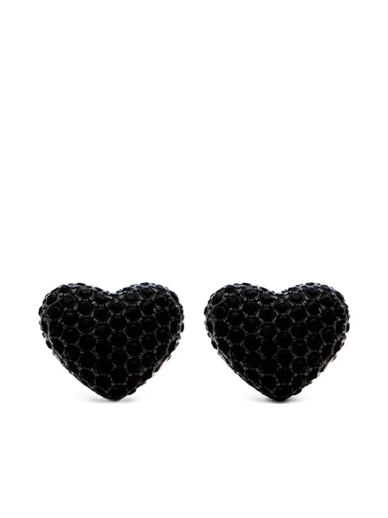 Женские серьги Marc Jacobs The Pavé Balloon Heart, черные