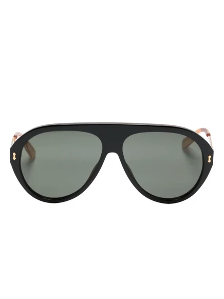 Мужские солнцезащитные очки Gucci Eyewear навигатор, черные