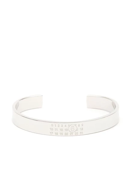 Браслет MM6 Maison Margiela Numeric, серебристый