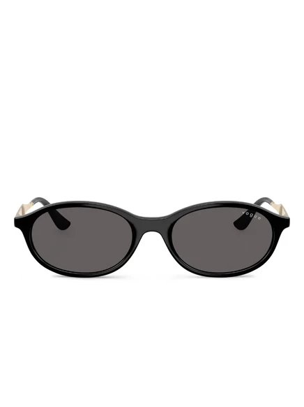 Женские солнцезащитные очки Vogue Eyewear овальные, черные