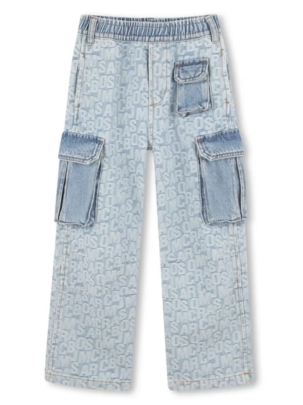 Джинсы с логотипом Marc Jacobs Kids blue