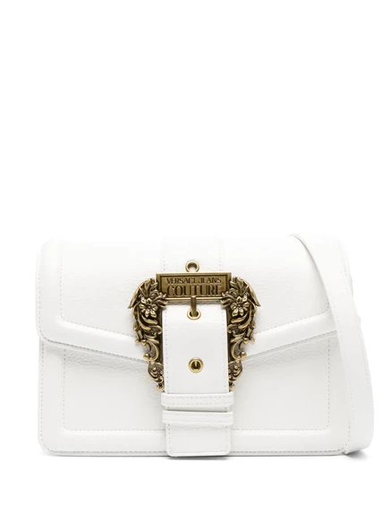 Сумка-портфель Versace Jeans Couture с пряжкой в стиле барокко white