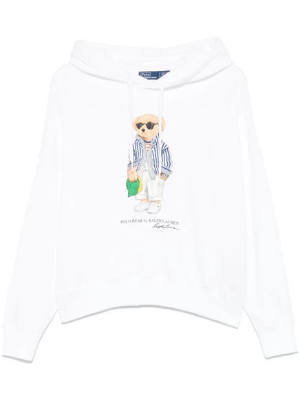 Женское худи Polo Ralph Lauren Polo Bear, белое