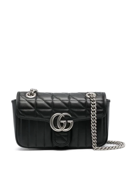Сумка через плечо Gucci mini GG Marmont black
