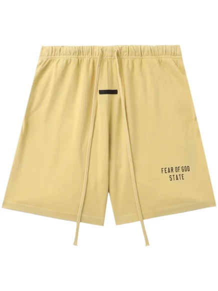 Спортивные шорты с логотипом FEAR OF GOD ESSENTIALS yellow