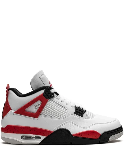 Кроссовки Jordan Air Jordan 4 Red Cement, бело-красные