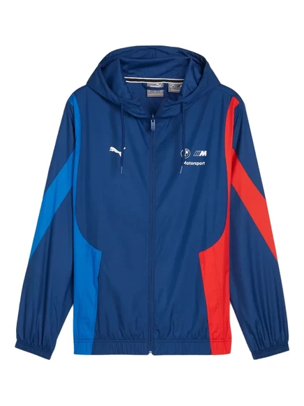 Мужская спортивная куртка Puma x BMW M Motorsports с капюшоном, синяя